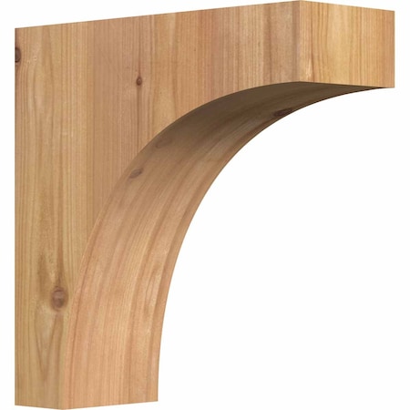Ekena Millwork Huntington Smooth Corbel, Western Red Cedar, 3 1/2"W x 10"D x 10"H COR04X10X10HUN00SWR